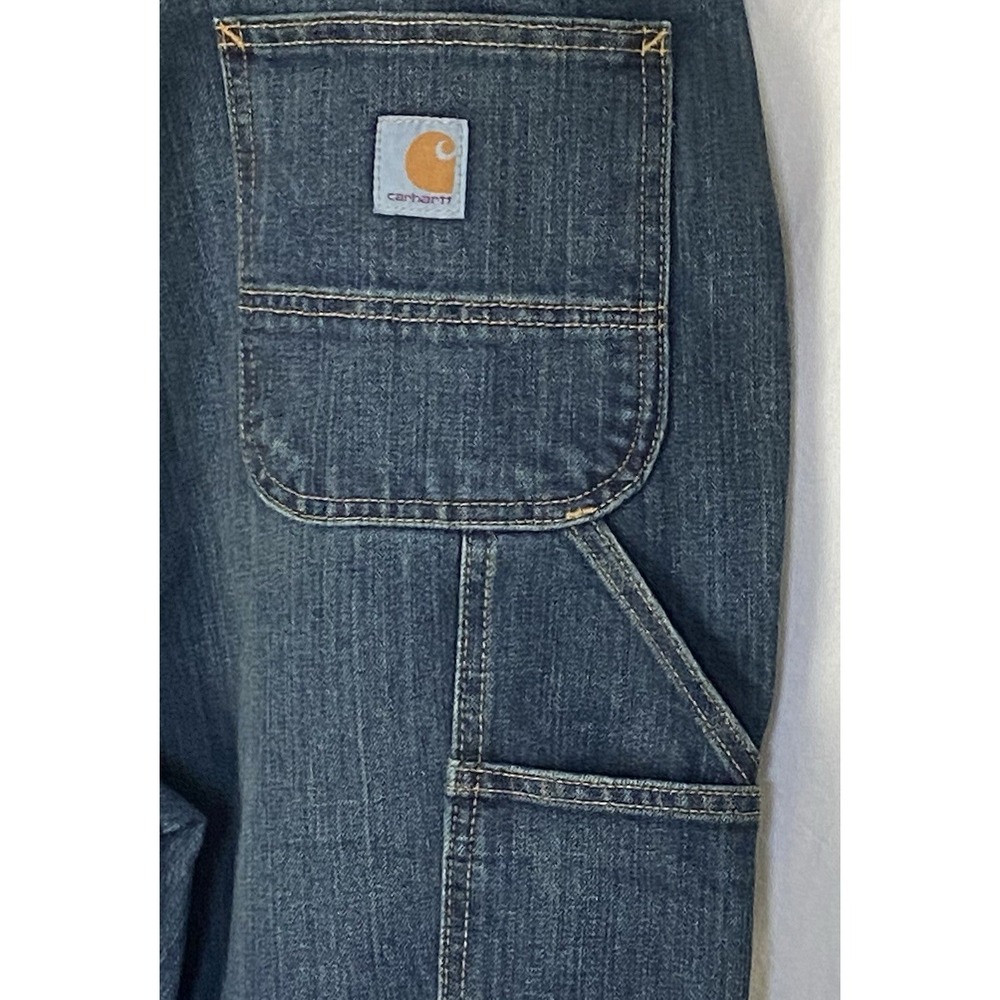 Carhartt Utility Jeans 40x30 NWT Blue Carpenter Relaxed Fit Straight‎ Workwear